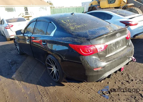 2015 Infiniti Q50 Premium z USA, uszkodzony, nr VIN JN1BV7AP7FM345237
